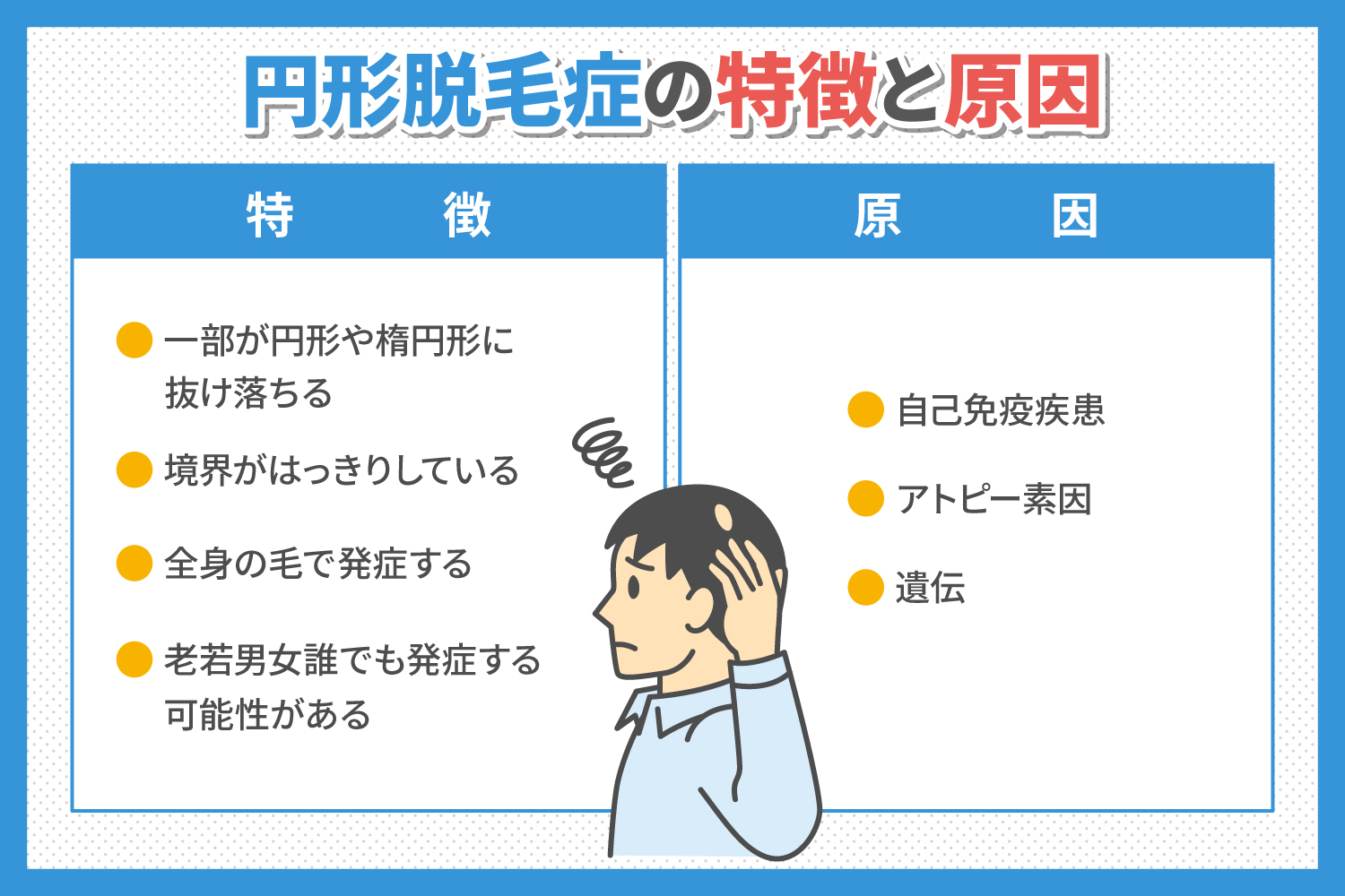 陰毛の脱毛の原因